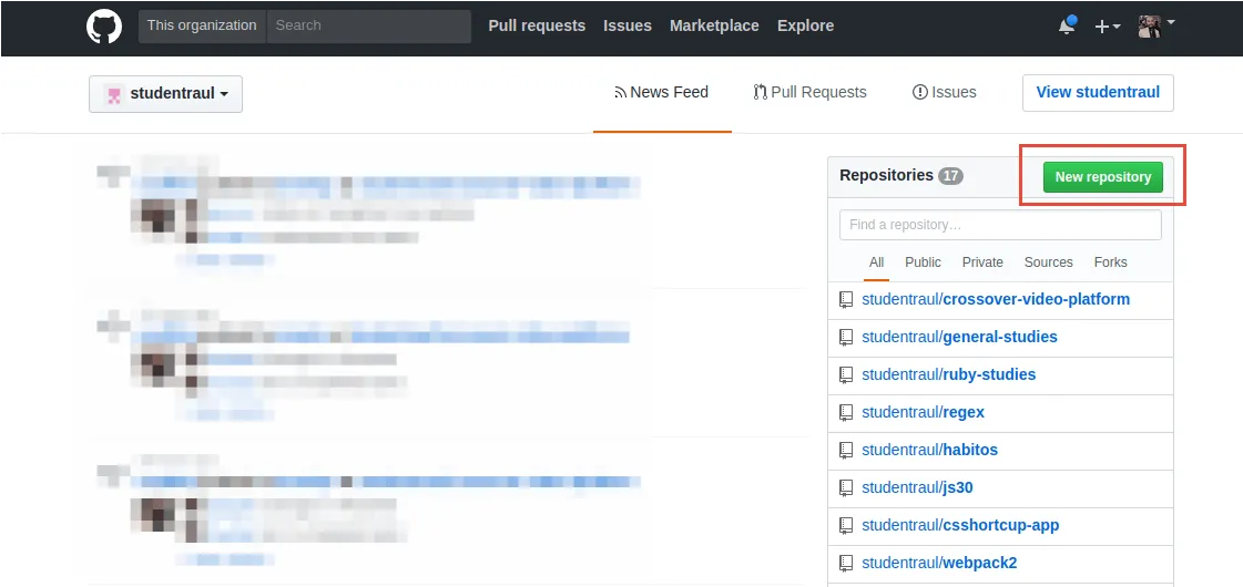 Home do GitHub