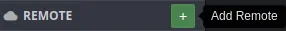 Botão para adicionar um remote